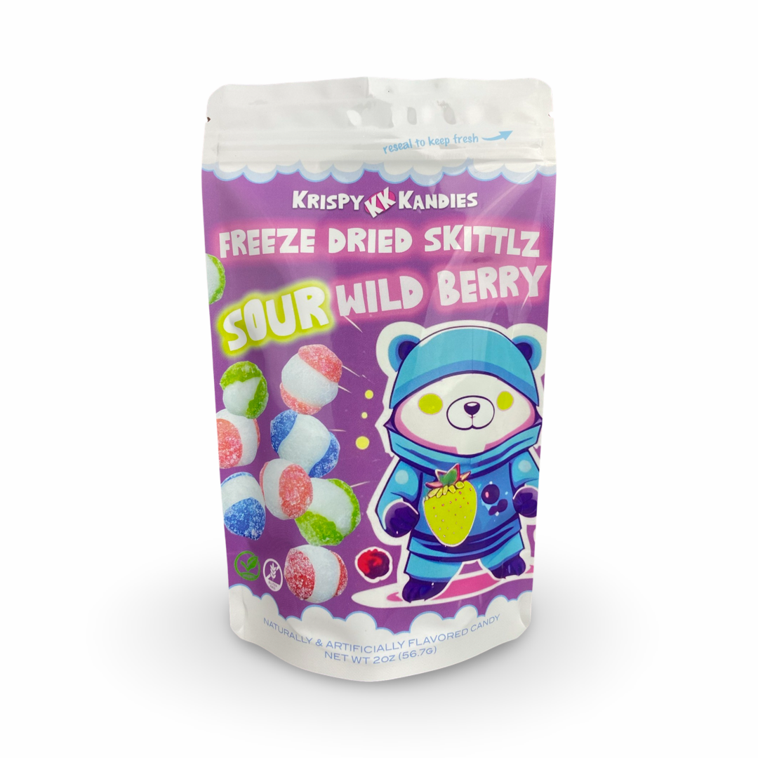 freeze dried sour wild berry skittles