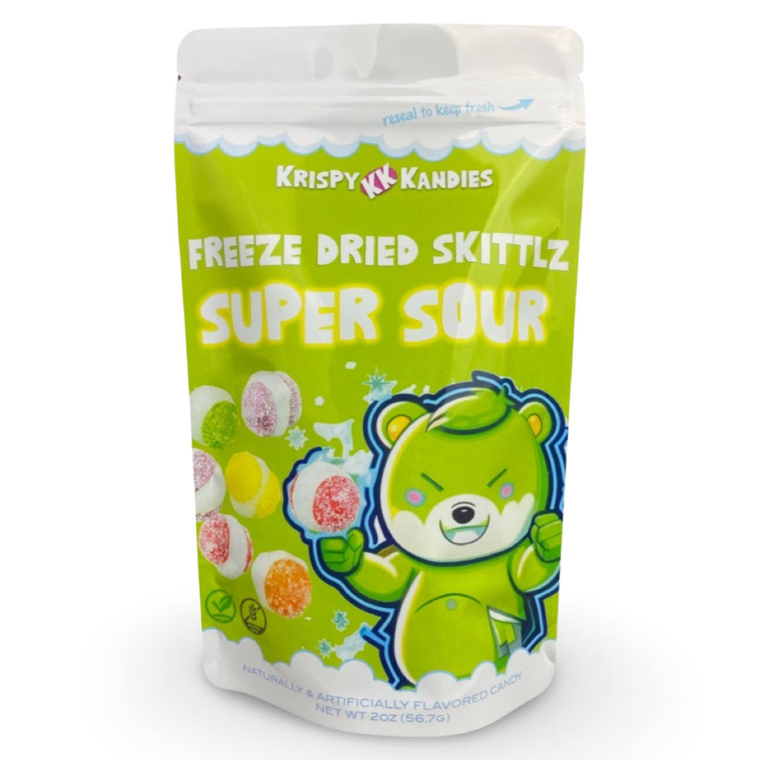 Freeze Dried Super Sour Skittles