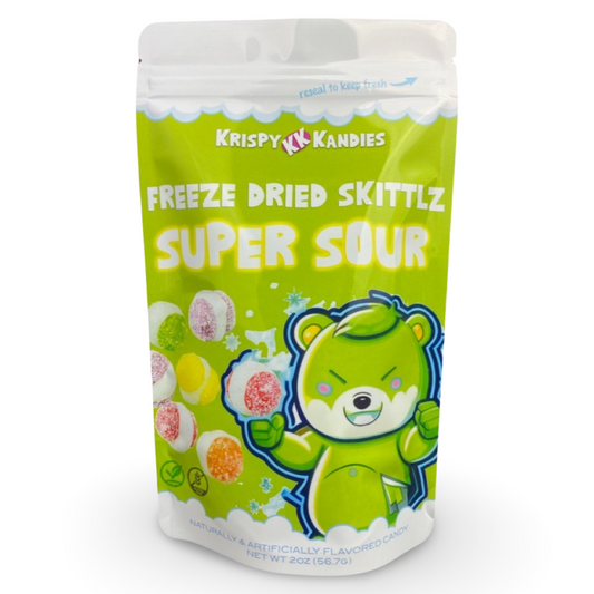 Freeze Dried Super Sour Skittles