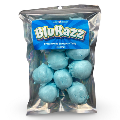 Freeze Dried BluRazz Saltwater Taffy Krispy Kandies