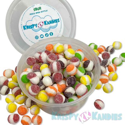 freeze dried sour skittles krispy kandies